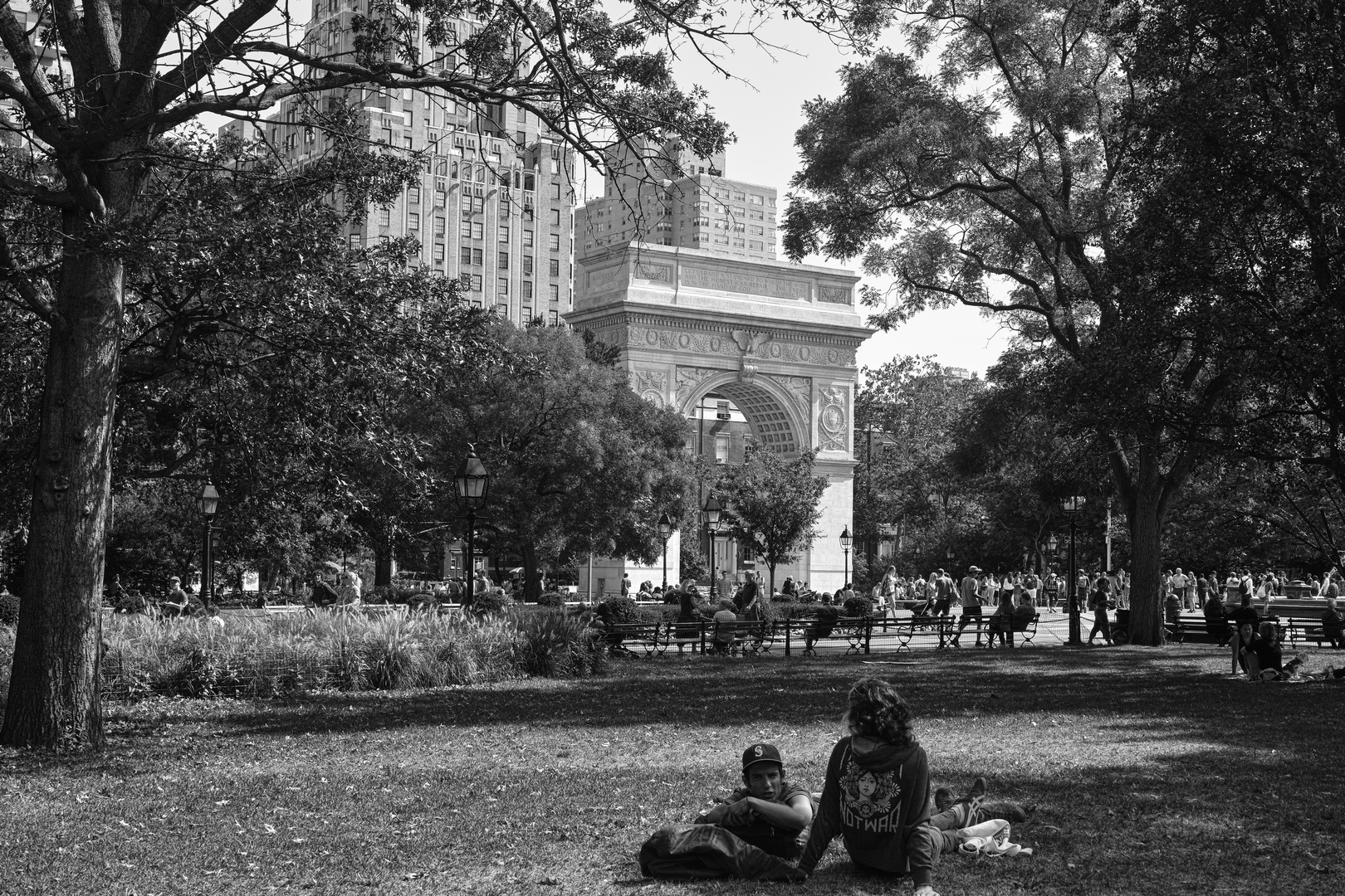 Summer in Washington Square Park