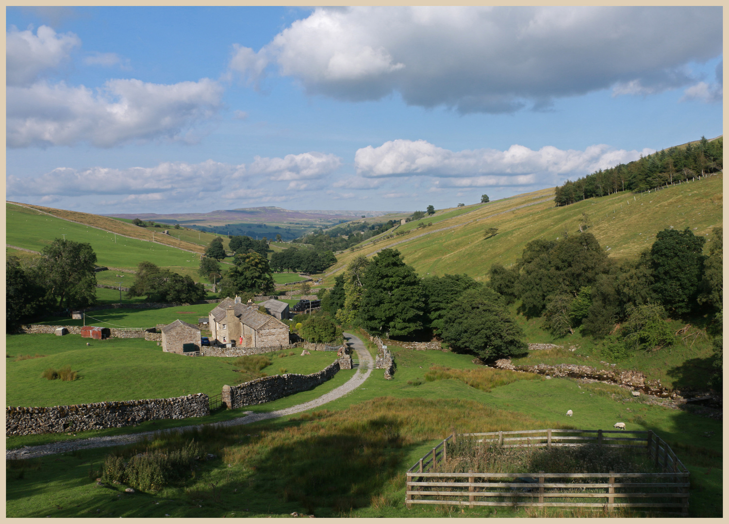 summer lodge in swaledale