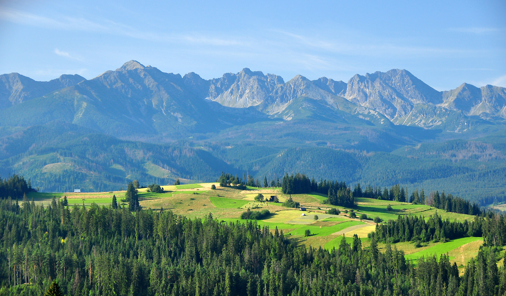 summer morning in the Tatra region