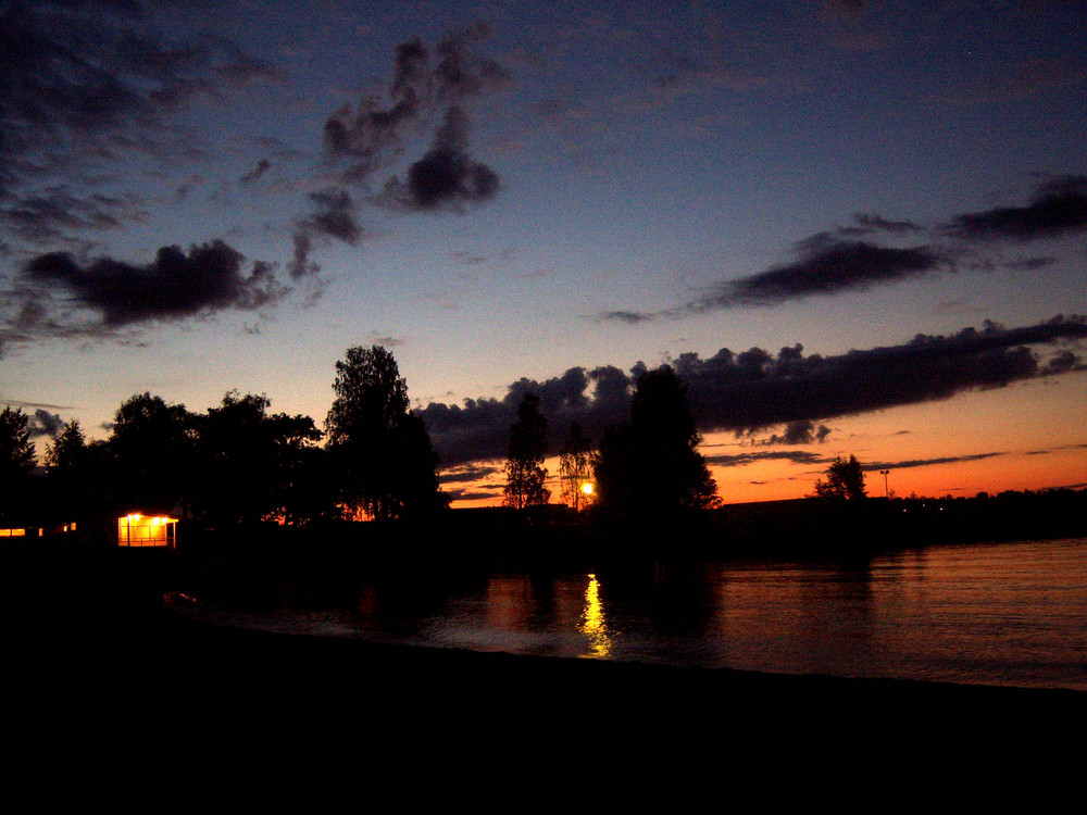 Summer night in Finland.