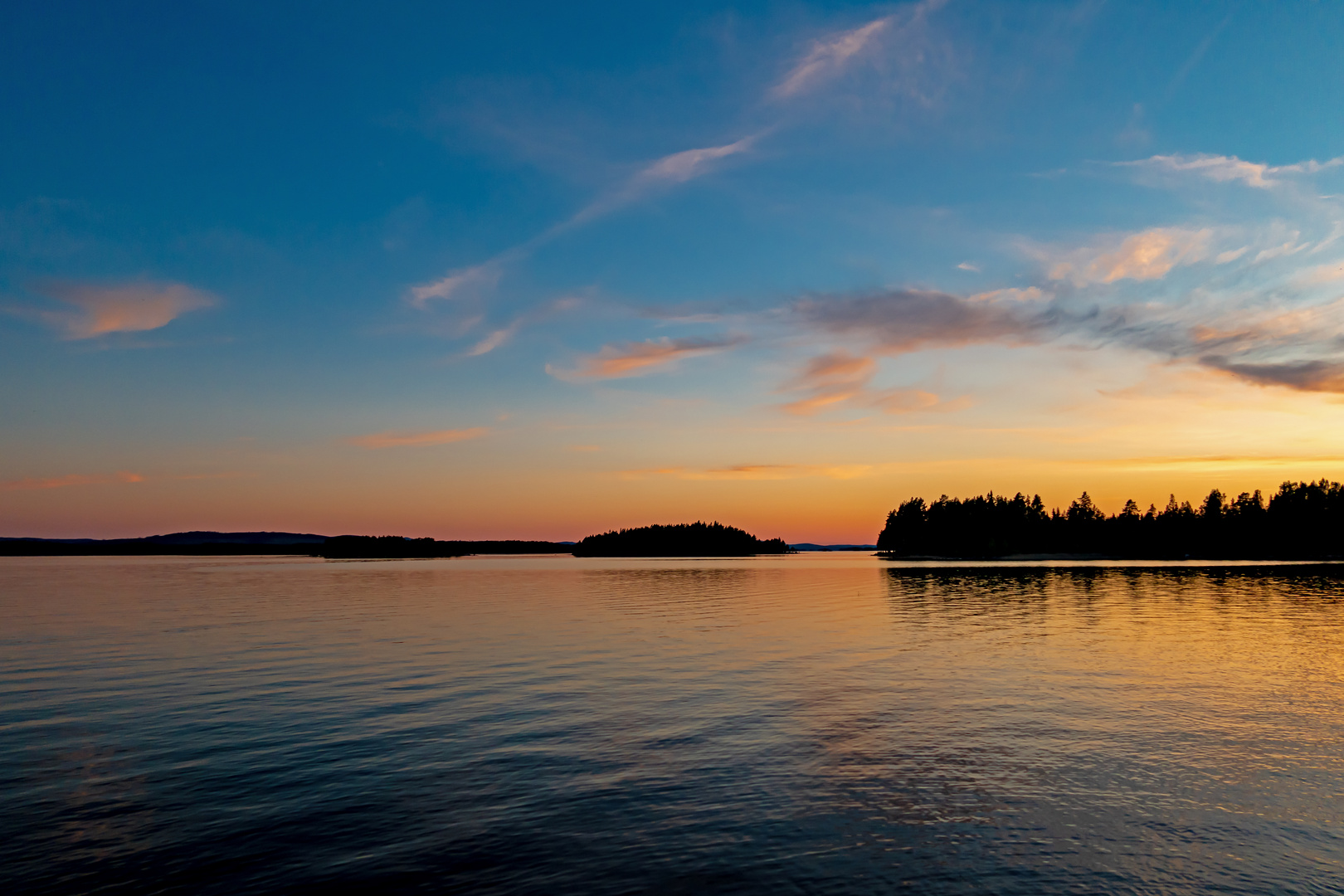 Summer night in Sweden