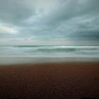 Summer on a solitary beach