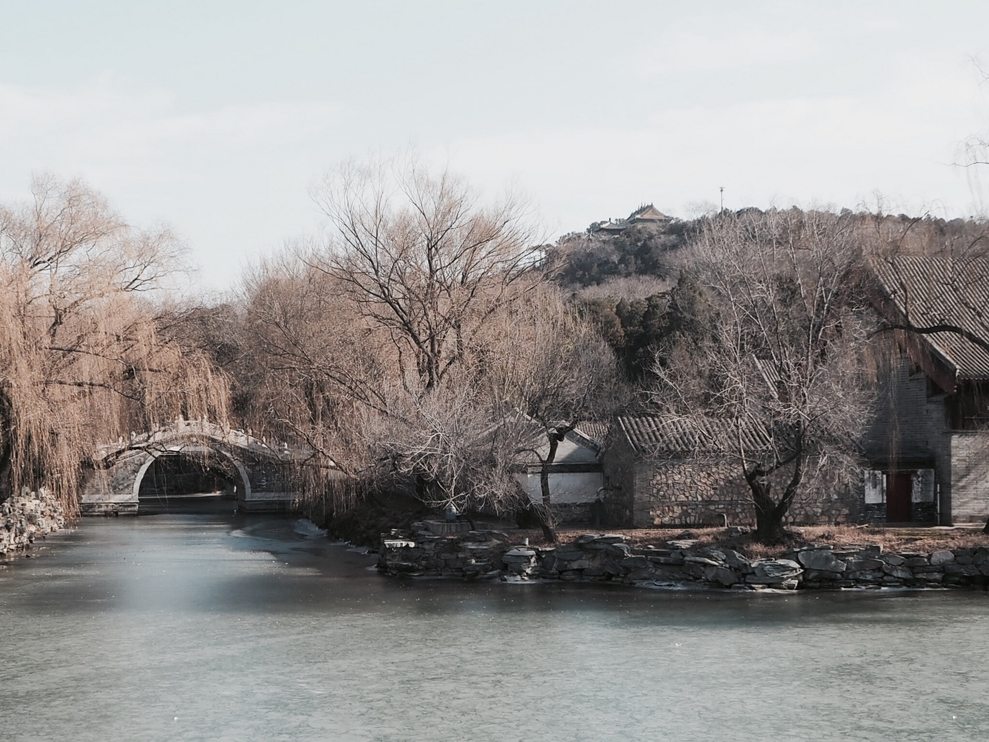 summer palace in winter BEIJING