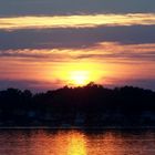 Summer Sunset over Adams Lake