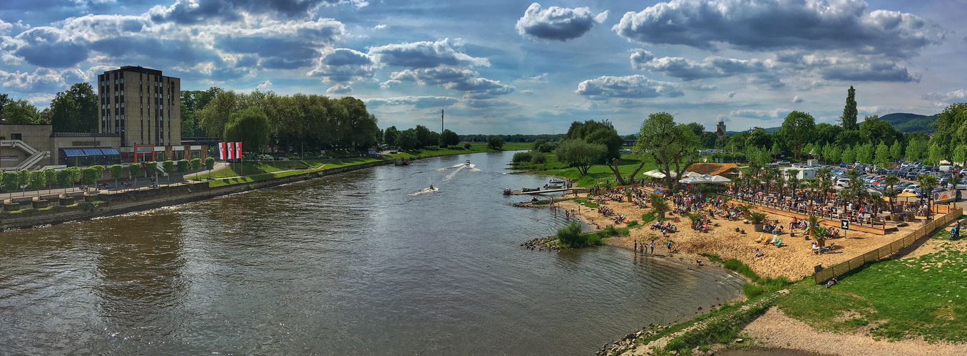 Summerfeeling an der Weser in RInteln