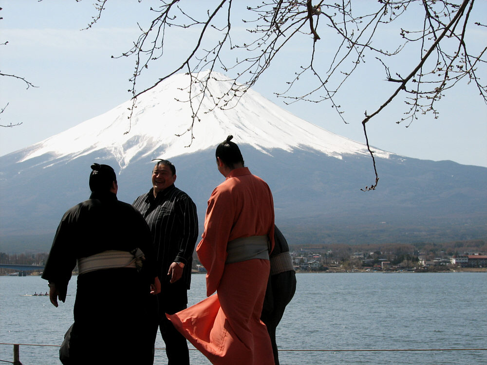 Sumo-VIP am Fuji-san