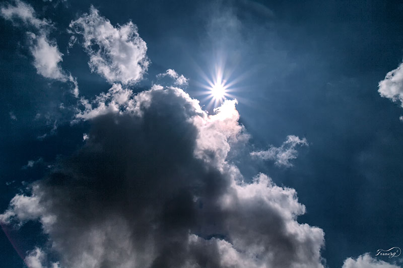 sun and cloud