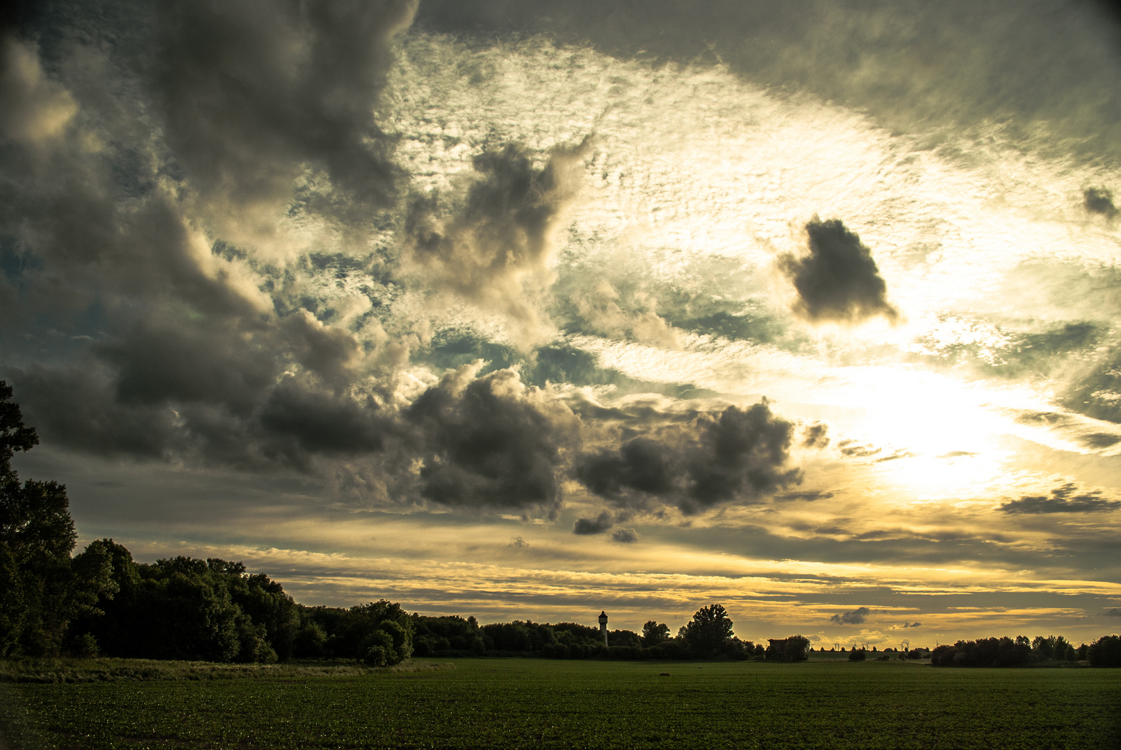 Sun and clouds