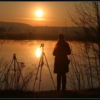 sun and lake watching