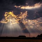 Sun Behind Clouds