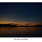 Sun down am Attersee