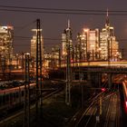 Sun down at Frankfurt Main Station 3