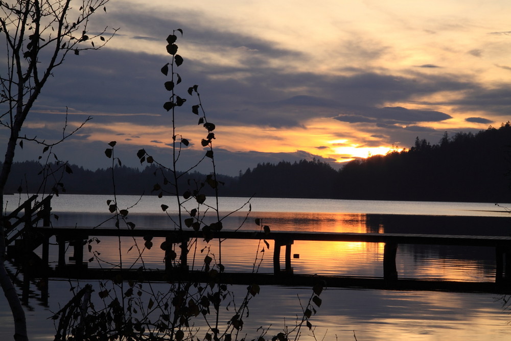 Sun Down at Kirchsee