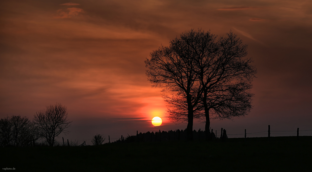 Sun down im Sauerland