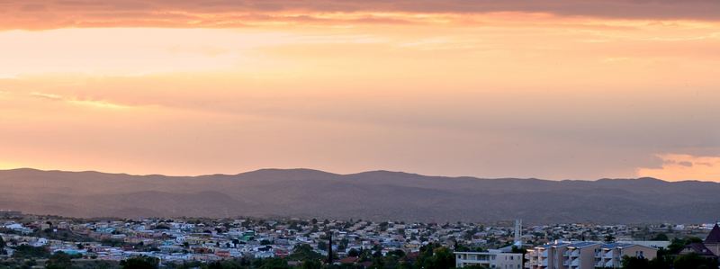 Sun down over Windhoek 2