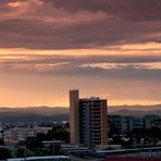 Sun down over Windhoek