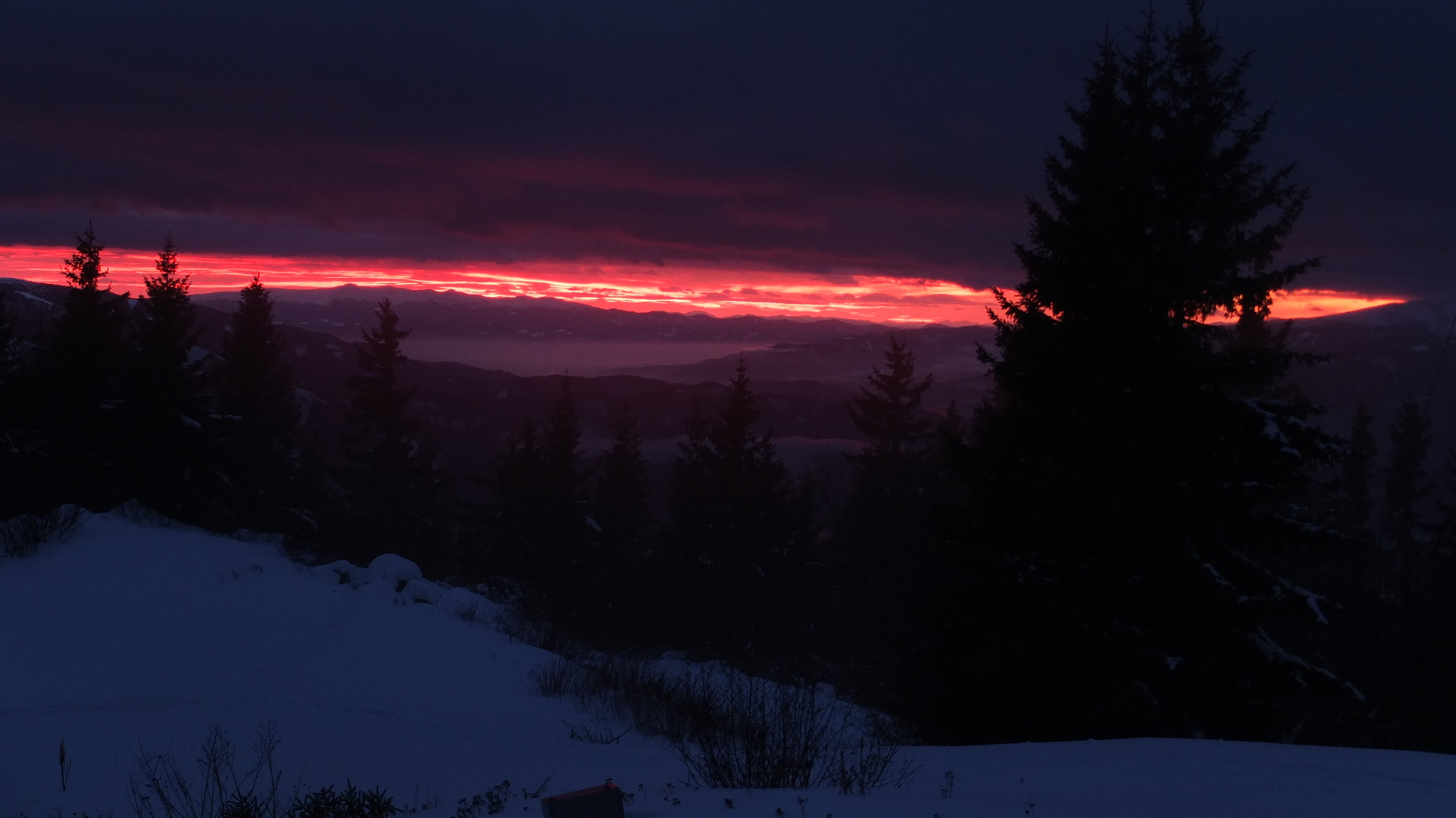 Sun down @ styria-mountains