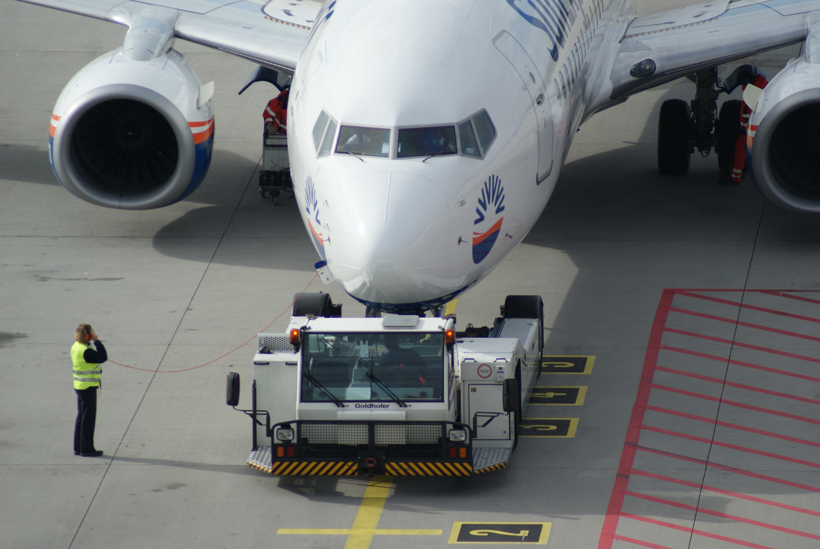 Sun Express B737-800 am Airport Leipzig(Halle