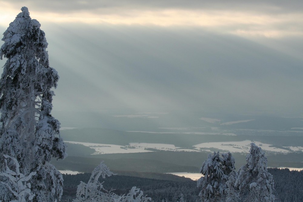 sun fight against clouds