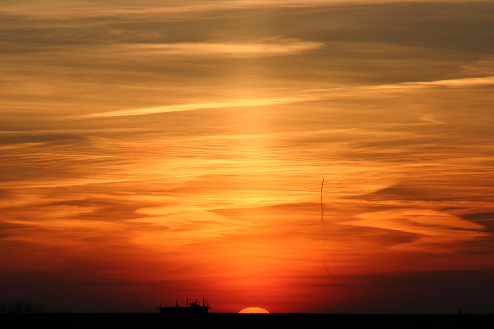 sun goes down- irgendwo im Oderbruch