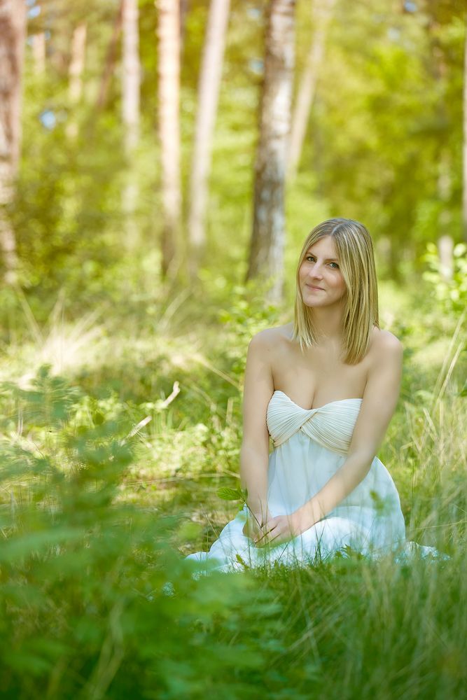 Sun, green grass and your smile