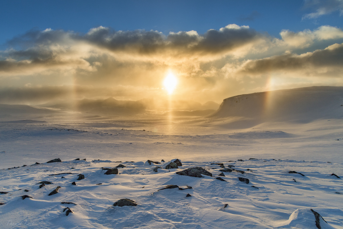 Sun halo - Sonnenhalo