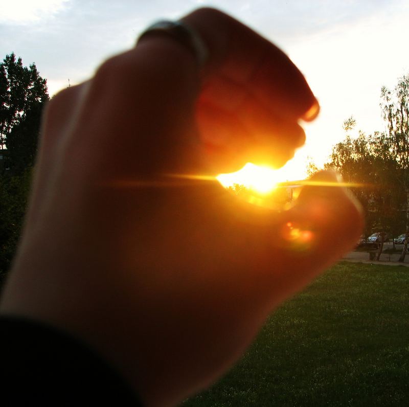 sun in your hand