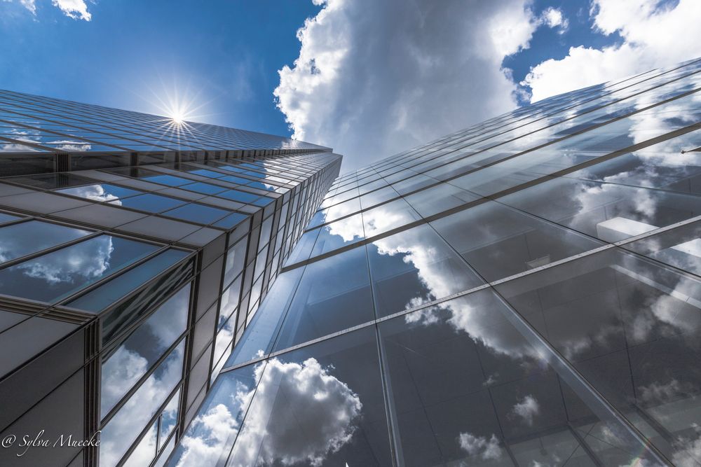 Sun meets skyscraper Foto & Bild architektur, stahlbau, sonne Bilder