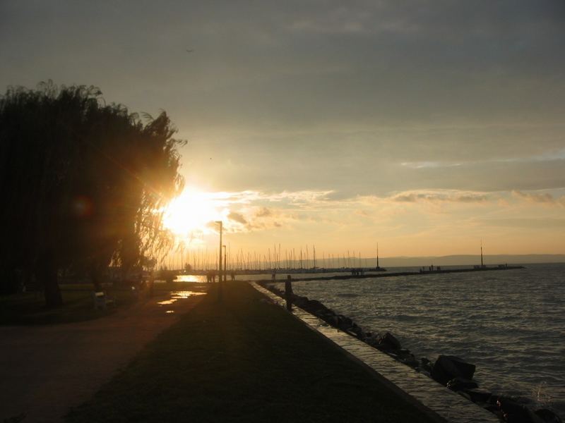 Sun over the Balaton