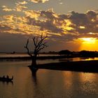 Sun set at U-Bein Bridge