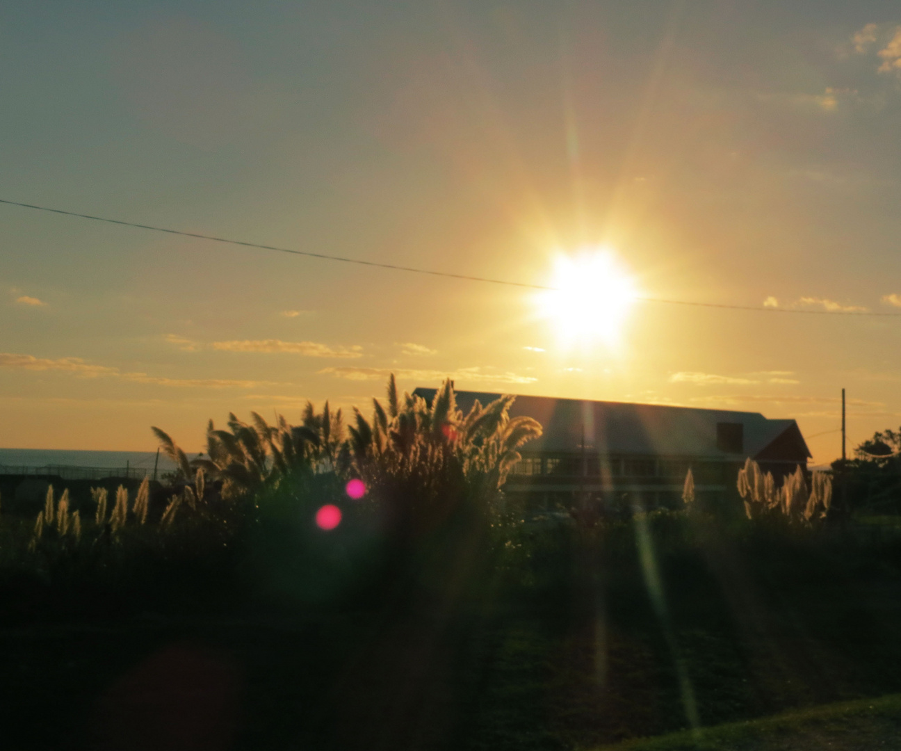 Sun set in Playa Hermosa, Piriapolis, Uruguay.