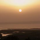 Sun set In Pongdam lake