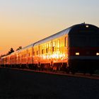 Sun-Set-Train mit 218 489-3 bei Sontheim