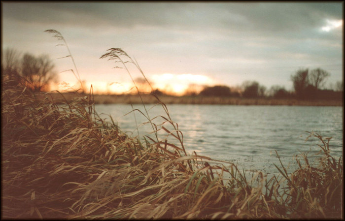 Sun sets at the "Kuechenwasser"