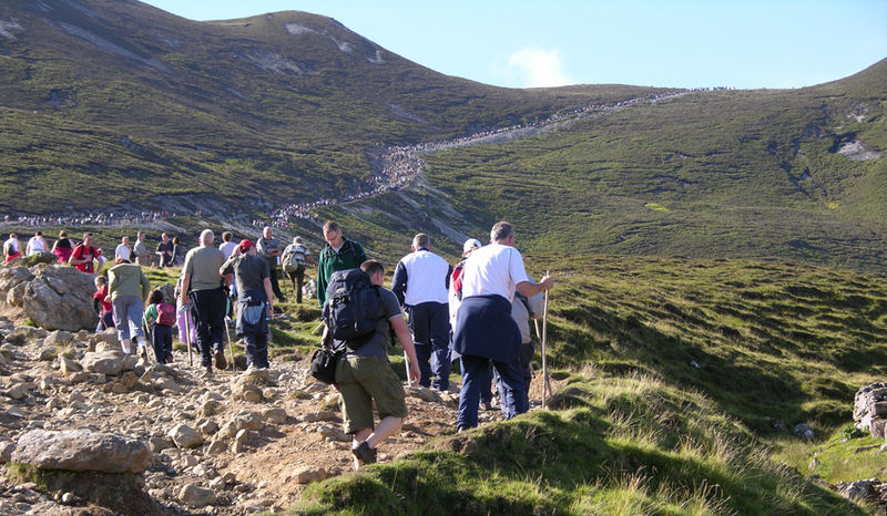 Sun shines for Reek Sunday pilgrims