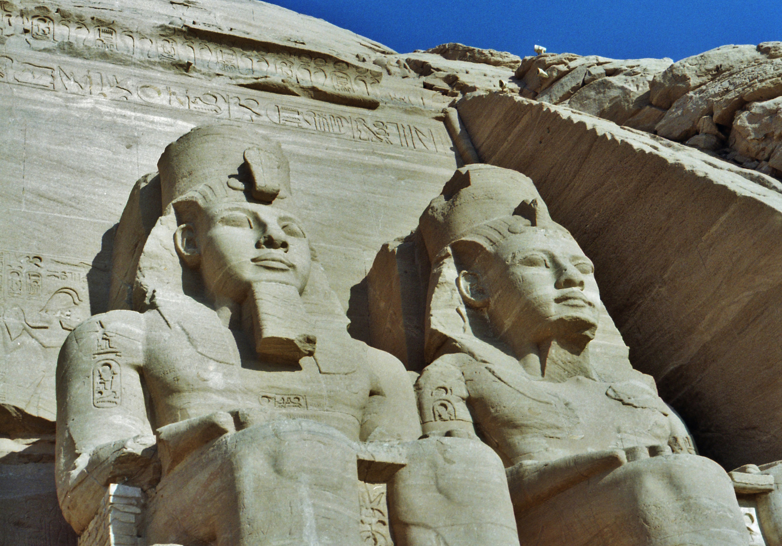 Sun Temple of Ramses 2(1279-1213 BC). Abu Simbel. Egypt.