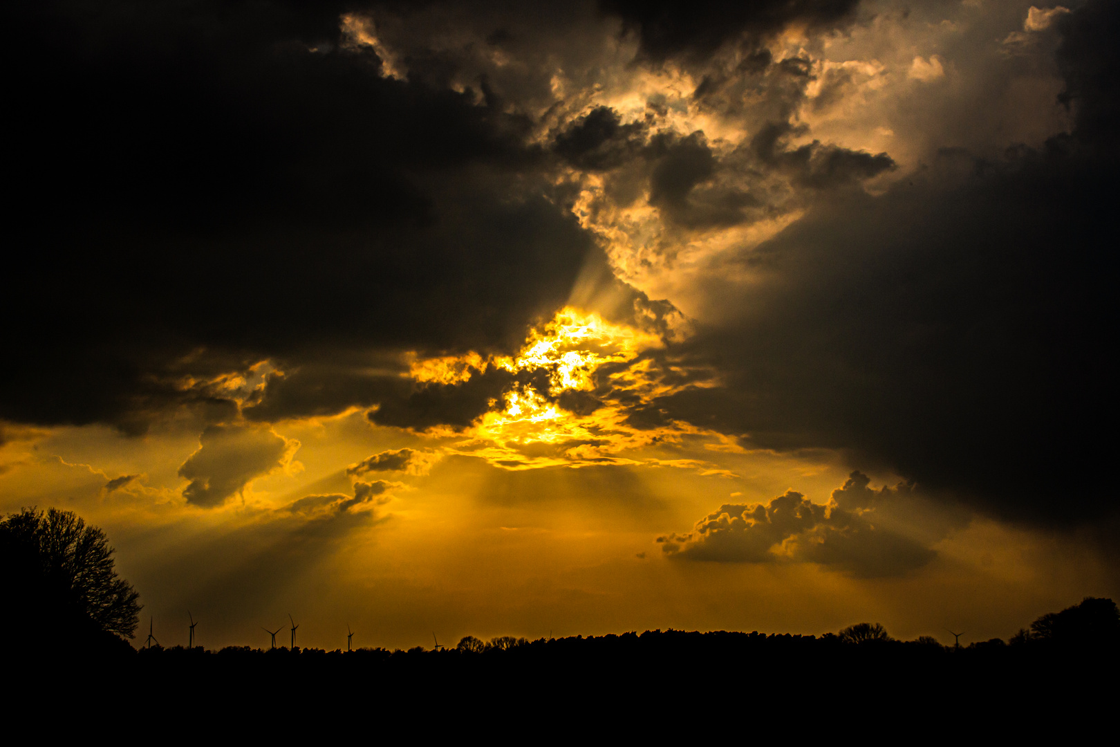 Sun vs. Dark Clouds