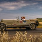 SUNBEAM 3 LITRE SPORT 1926 SPEEDING THROUGH VAL D'ORCIA