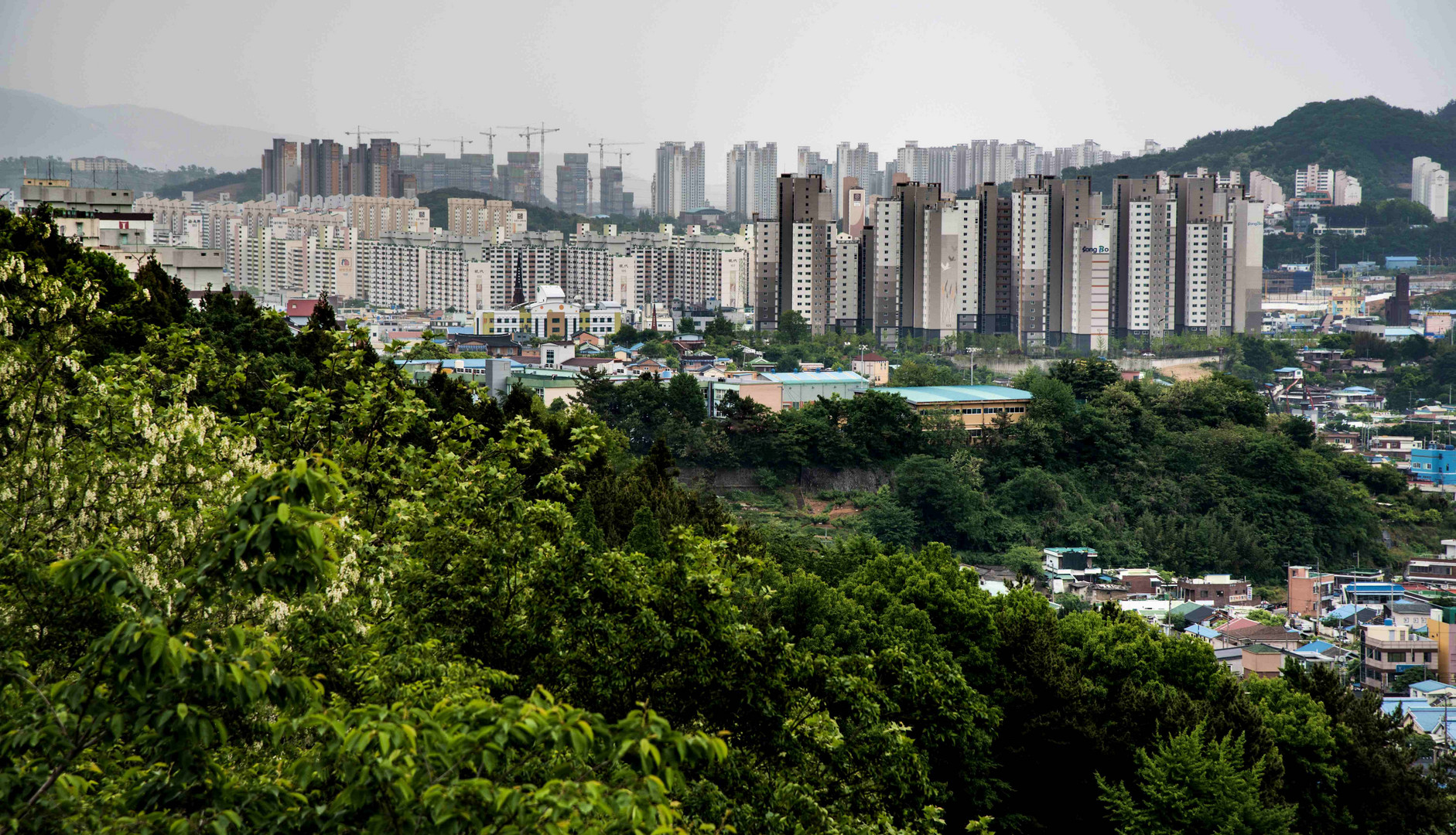 Suncheon mittelgrosse Stadt im in Südkorea