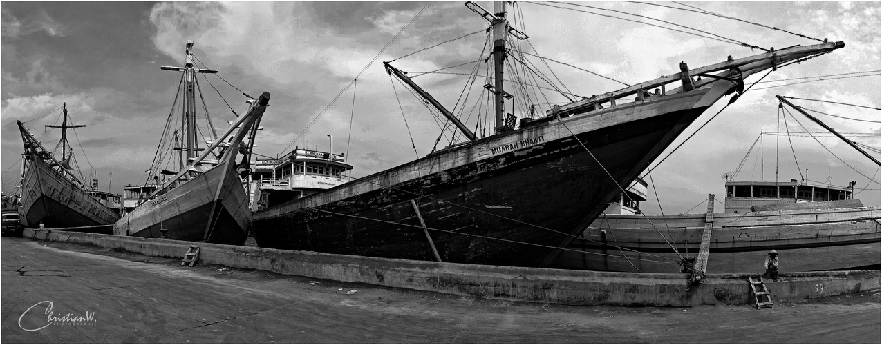 Sunda Kelapa-Hafen in Jakarta (Indonesien)