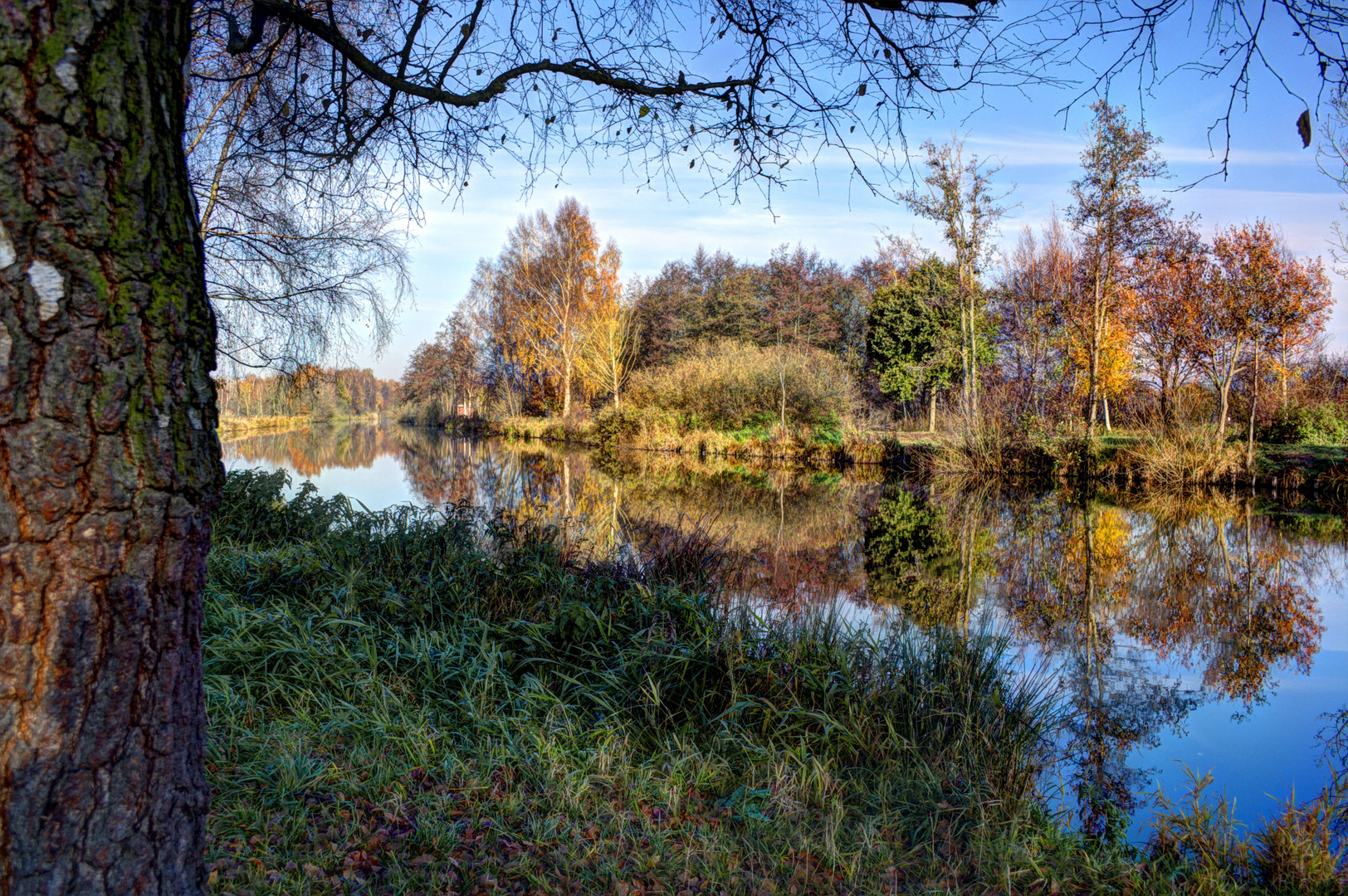 Sunday morning and peaceful water.