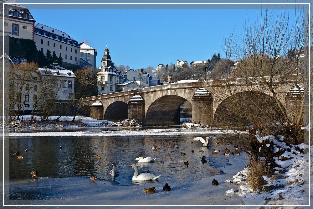 Sunday morning in Weilburg an der Lahn.