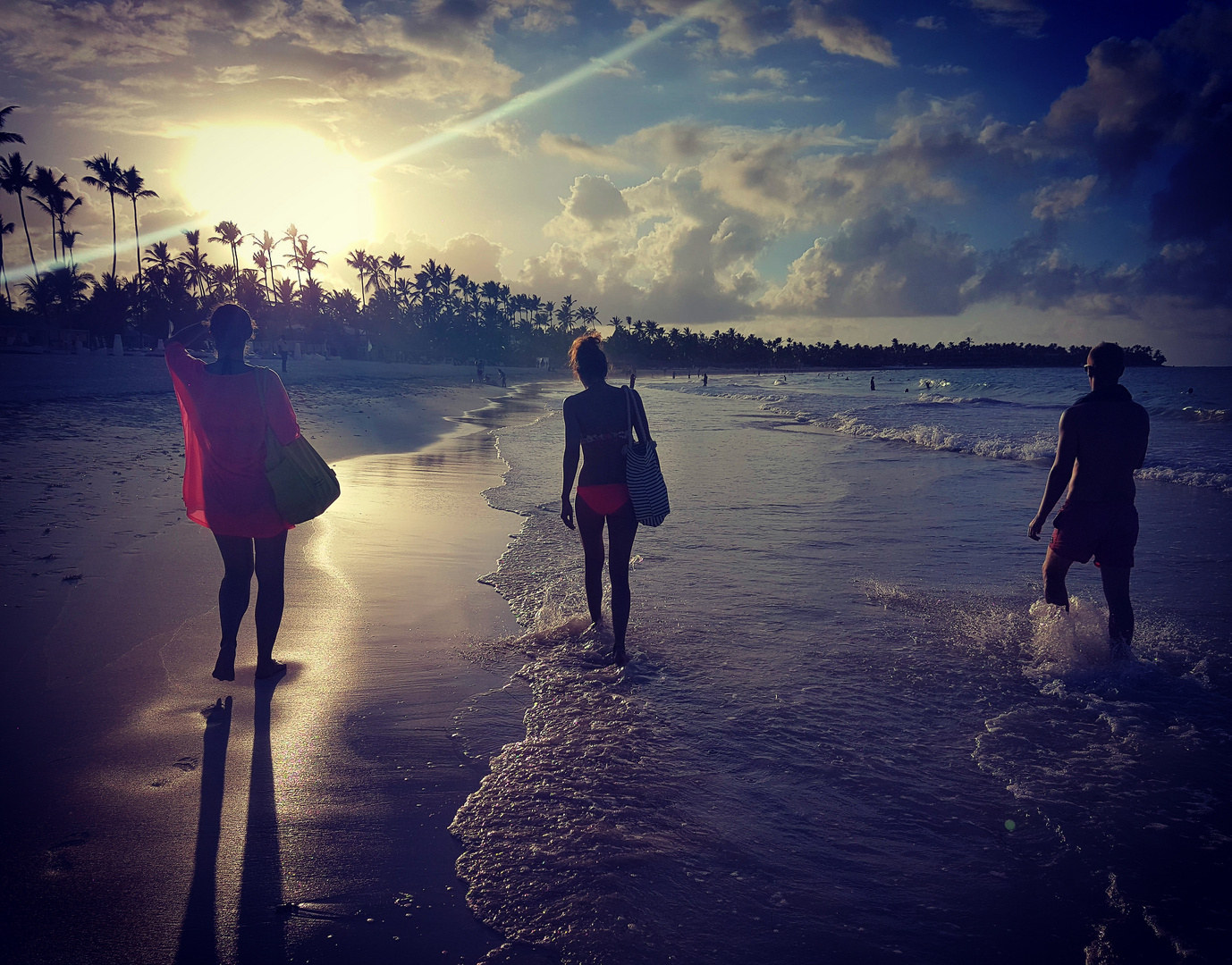 Sundown am Beach 