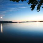 Sundown am Bodensee, Blick Richtung Radolfzell v. d. Mettnau