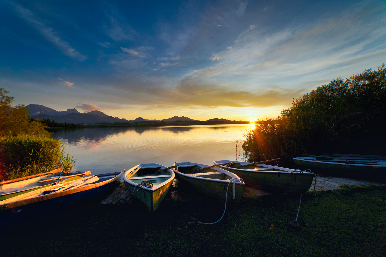 Sundown am Hopfensee