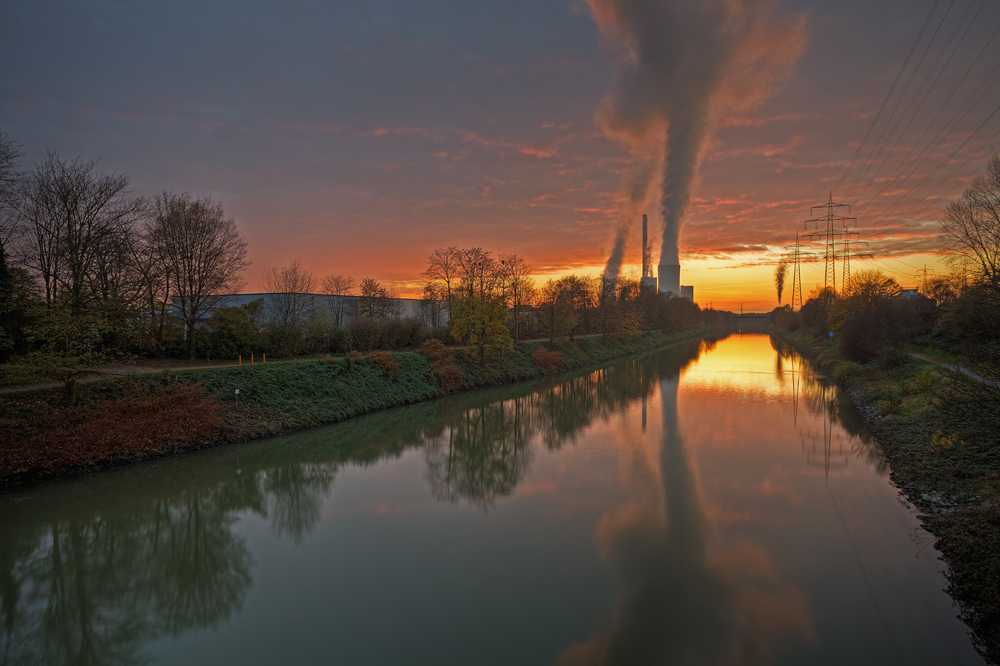 Sundown am Kanal