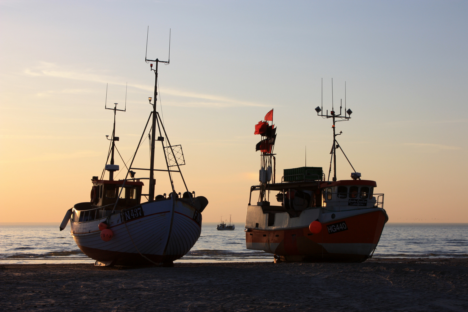 Sundown am Løkken Strand