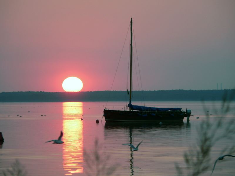 Sundown am Steinhuder Meer