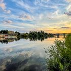 Sundown an der Elbe