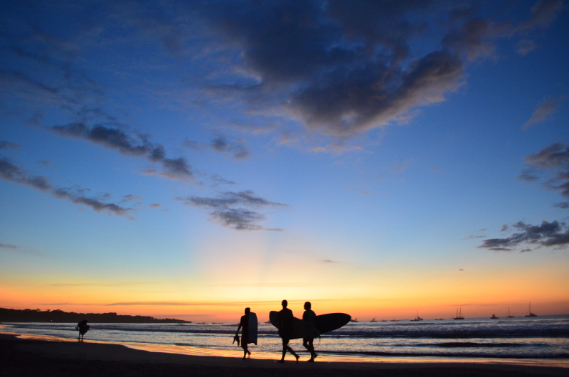 Sundown an der Playa Tamarindo